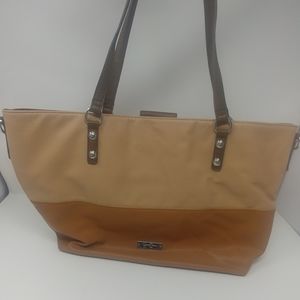 Jessica Simpson Tote bag Brown and tan.